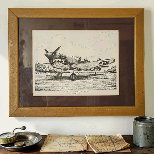 Vtg flying tiger pen ink - flying, &