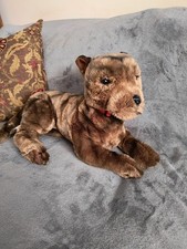 Large plush realistic dog