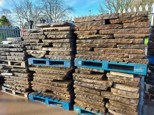 York stone slabs flags
