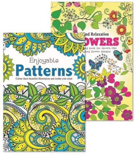 Adult colouring books - a4,
