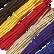 Fabmania® Laces Extra Long Strong Boot Laces - 4 mm - Lengths 210 to 400 cm