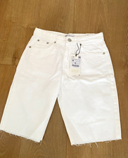 ZARA WHITE  HIGH RISE Bermuda