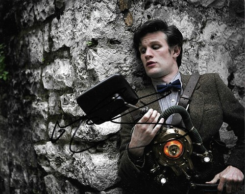 Matt smith signed doctor who - matt,