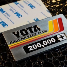 200K High Mileage Badge for
