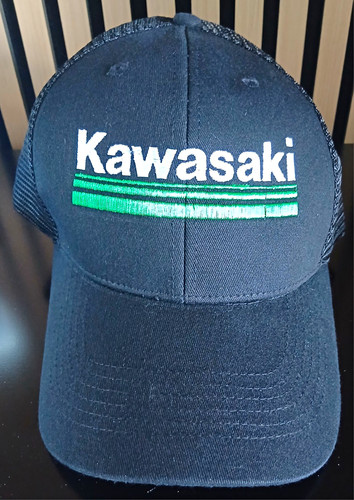 Kawasaki racing black baseball - racing,