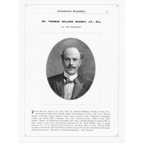 Thomas willans nussey for - thomas,