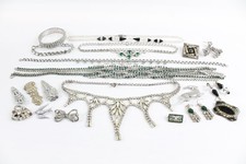 Art Deco Jewellery Dress Clip Rhinestone Staybrite Catherine Popesco x 20