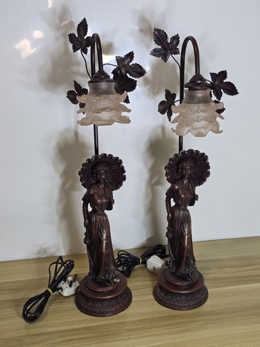 Vintage art nouveau lamp - nouveau,