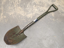 Vintage US Army Military - 3 ft General Service Heat Treated Shovel Spade - USA