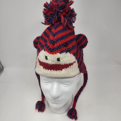Delux sock monkey beanie - sock,