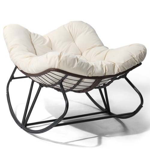 Oversized rattan papasan - rattan,