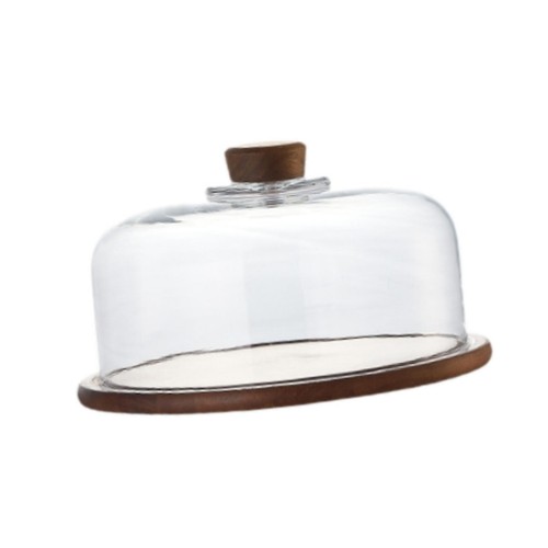 Cake stand with dome - cake,