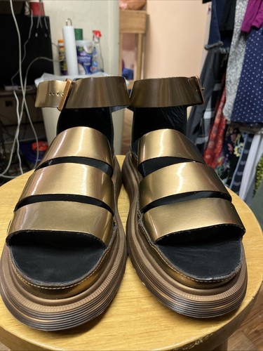 Doc marten gold sandals - marten,
