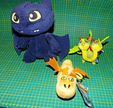 How to Train Your Dragon Hidden World PLUSH LOT BUNDLE Toothless Barf & Belch