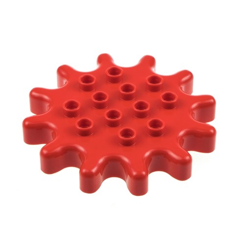Lego duplo gear 6x6 red - duplo,