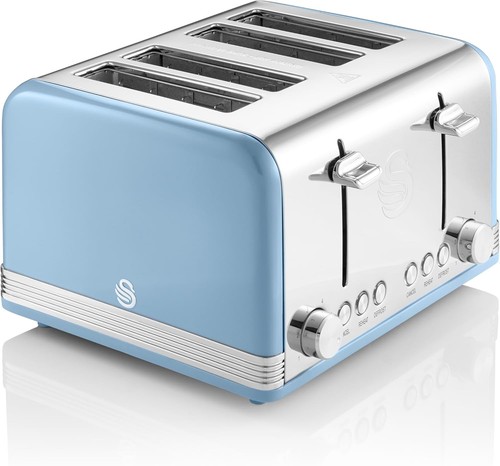 Swan retro slice toaster - retro, 4