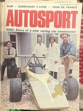 Autosport Magazine 30 September 1971 Jo Marquart GRD Fittipaldi Wins Albi F2