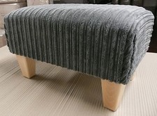 Footstools pouffes in grey - pouffes,