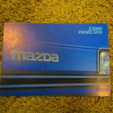 MAZDA E2000 E 2000 Panel Van UK Market Sales Brochure May 1984