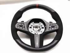BMW 5 G30 G31 G32 GT M Performance Alcantara Steering Wheel Carbon Trim Paddles 
