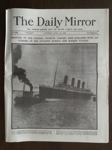 Titanic disaster the daily - titanic,