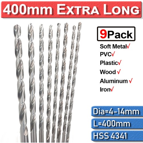 9pcs 400mm extra long - extra, high