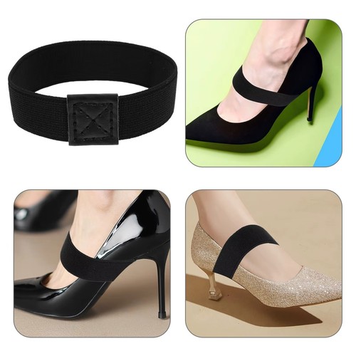 2pcs elastic high heel shoe - elastic,