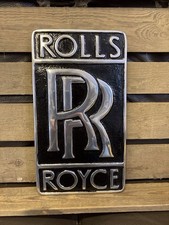 Aluminium Rolls Royce Sign -