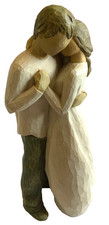 Lovely Willow Tree Promise Figurine Couple Embracing 2003 9” Tall Fabulous