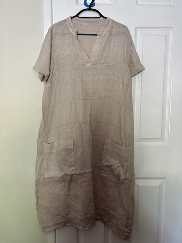 Peruzzi ladies linen dress - ladies,