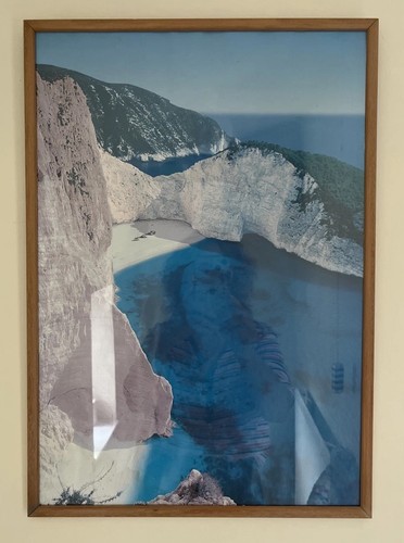 Shipwreck beach framed wall - shipwreck,