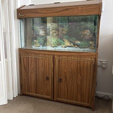 Fish Tank Cabinet with Accessories