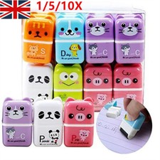 5/10X Kawaii Cat Dog Frog