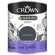 Crown Quick Dry Satin Paint