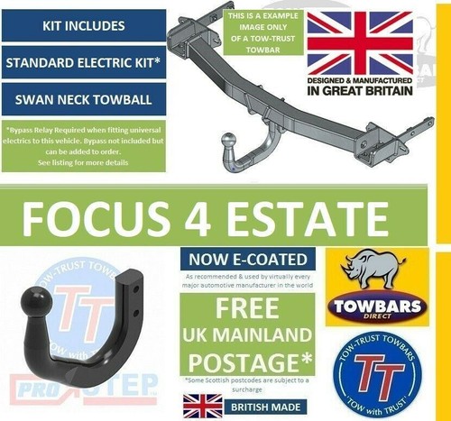 Towbar swan neck - towbar, for
