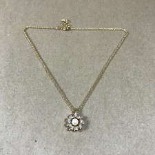 Goldtone Simulated Pearl Necklace