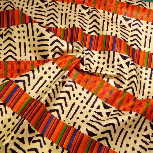 Mixed wax dyed - mixed, kente