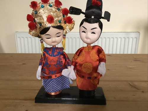 Pair vintage chinese opera - of,