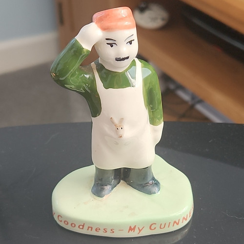 Guinness ceramic figurine my - ceramic,