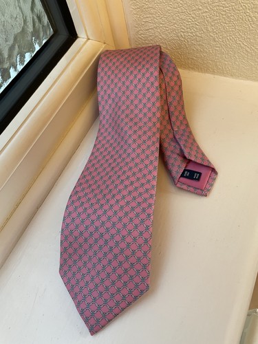 Lewin men silk - tie, pink