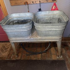 Vintage Wheeling Galvanized