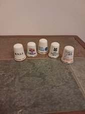 5x Thimbles R.N.L.I, Lifeboat, Cancer Research, National Trust & Seal Santuary 