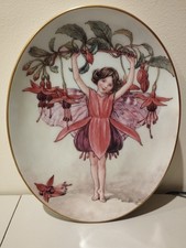 Royal Worcester The Fuchsia Fairy oval plate, boxed