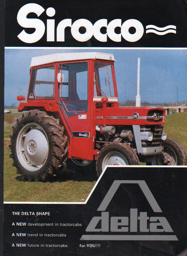 Siroco delta tractor - cab, mf