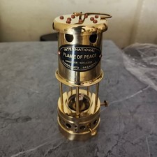 Lamp Brass Anchor Oil Lamp
