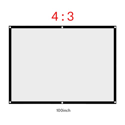 Projector screen rear - (100in),