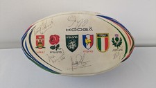 Signed 2000s Six Nations Rugby Ball Jason Leonard Garath Edwards Kenny Logan etc