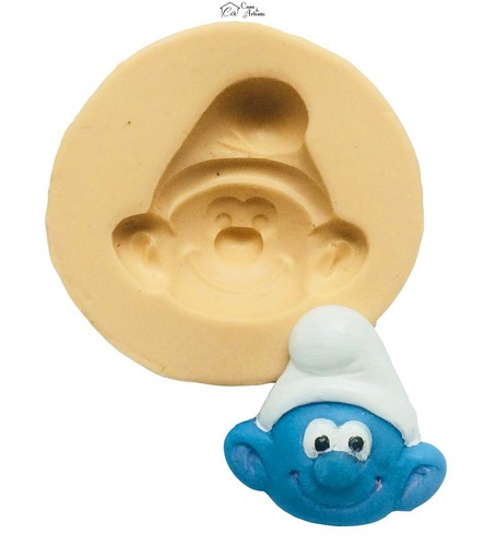 Silicone mould smurf - silicone,