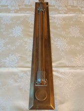 Royal Navy Brass Rolling Ruler  U.W.W BIRMINGHAM 1895 