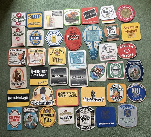 40assorted lager beer - 40assorted, mats
